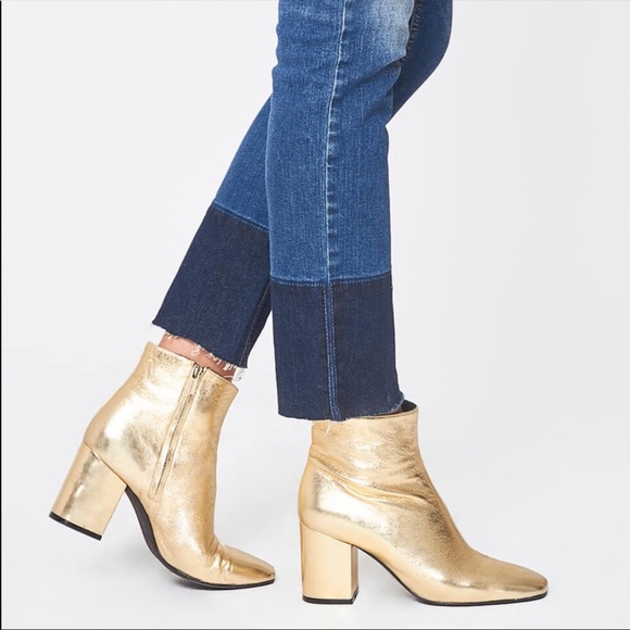 Anine Bing Shoes - Anine Bing//gold boots